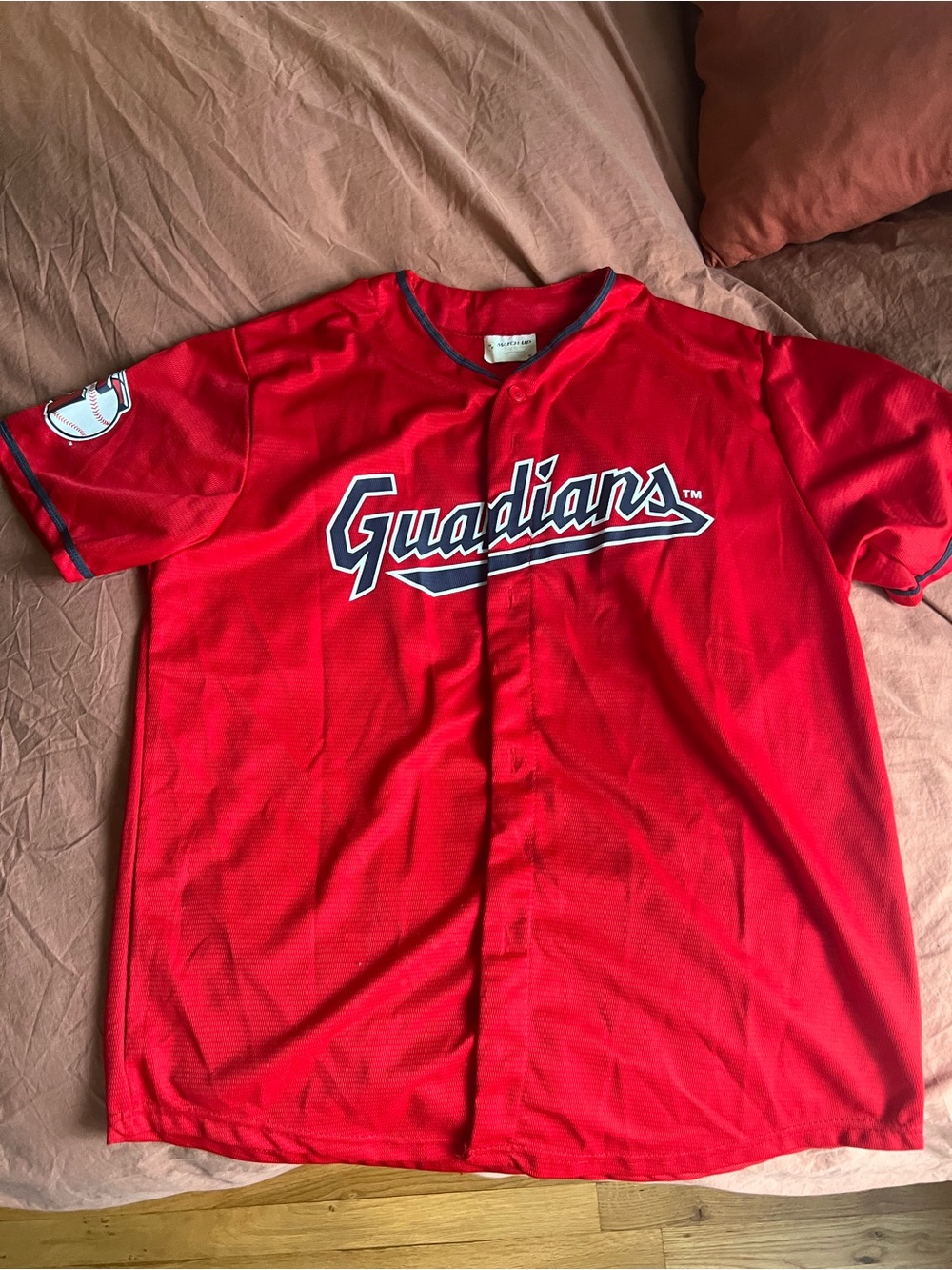 Guardians Red Baseball Jersey